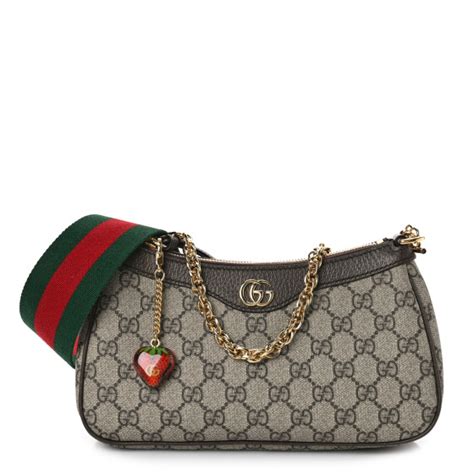 Gucci Ophidia Handbag Small GG Supreme Beige/Ebony 